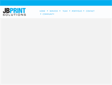 Tablet Screenshot of jbprint.com